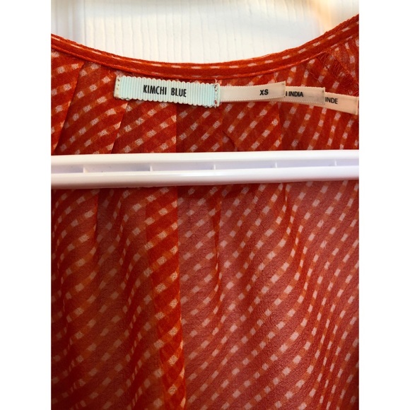 Kimchi Blue Printed Cold Shoulder Blouse - Picture 10 of 10